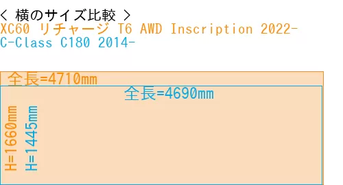 #XC60 リチャージ T6 AWD Inscription 2022- + C-Class C180 2014-